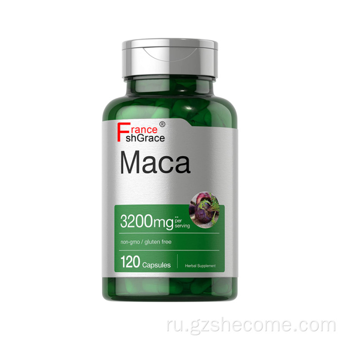 Органическая добавка MACA не ГМО -корневые капсулы MACA